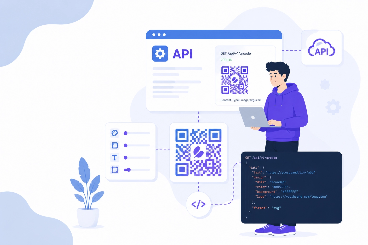 How to create a QR menu