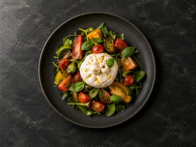 Burrata salad